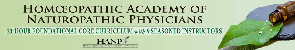 Homœopathic Academy of Naturopathic Physicians