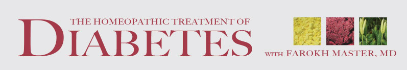 The Homeopathic Treatment of Diabetes