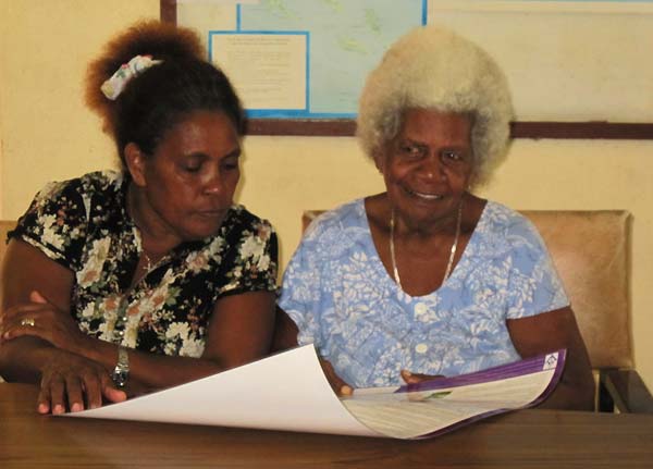 SOLOMON ISLANDS<br>Beth Filoa is the oldest of the dispensers and at 84 still runs an acute clinic from her home